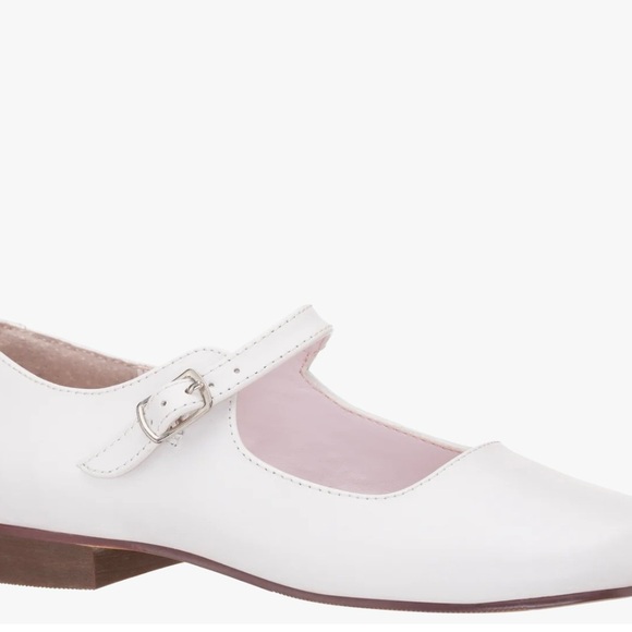Nina Kids White leather Mary Jane Shoes size 2 - Picture 3 of 9